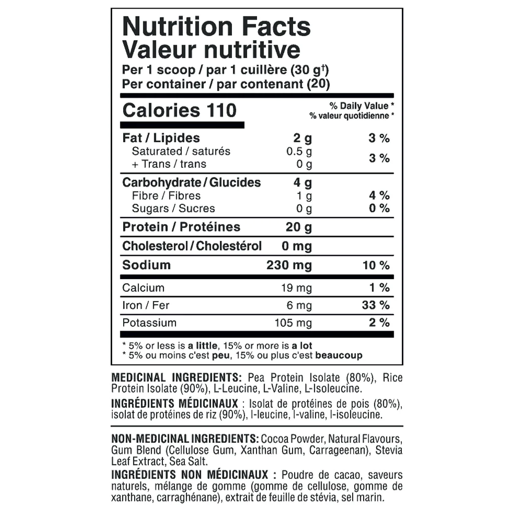 Plant proteins often have insufficient complete amino acid profile levels of one or more Essential Amino Acids (EAAs). By combining a precise dose of Pea Protein Isolate, Brown Rice Protein Isolate with added BCAAs, ISOPLANT contains a truly complete protein source. Best prices at Nutrizone.ca!