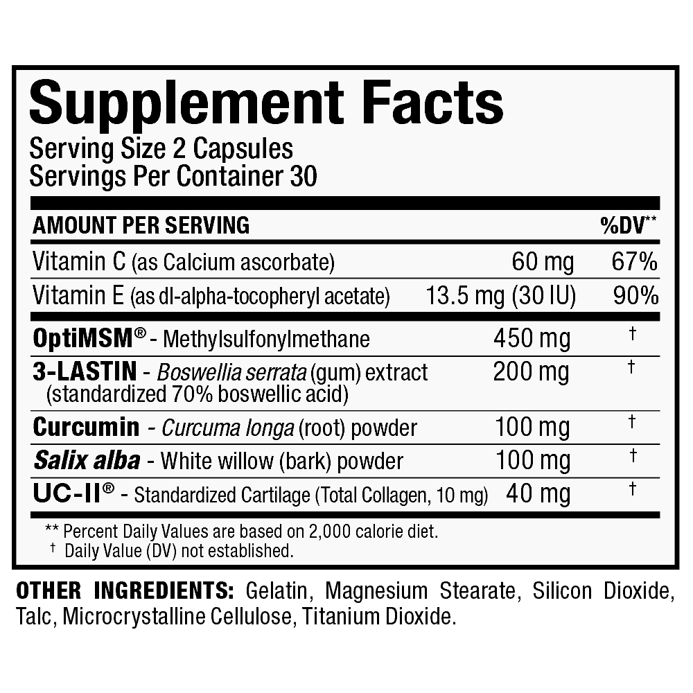 Allmax Allflex is an advanced recovery reliever that promotes joint health and mobility and reduces the pain and inflammation associated with intense physical activity. As a proprietary blend, it has been formulated for both active individuals and competitive athletes who participate in high-intensity exercises. Best prices at Nutrizone.ca!
