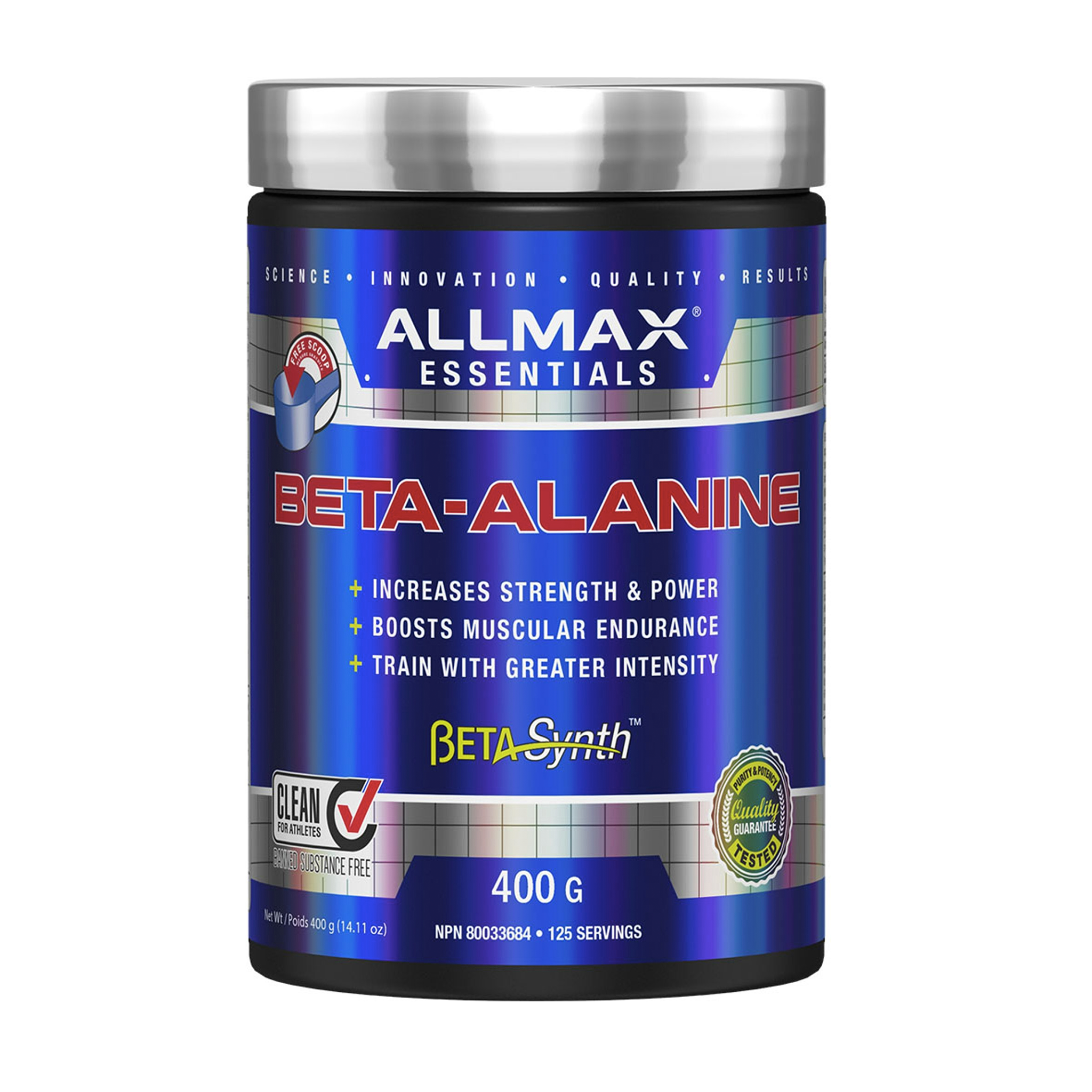 Want to train harder, run longer, lift heavier and kick harder? Who doesn’t? With BETA-ALANINE you can finally achieve that workout intensity you’ve only wished you were able to accomplish. Best prices at Nutrizone.ca!