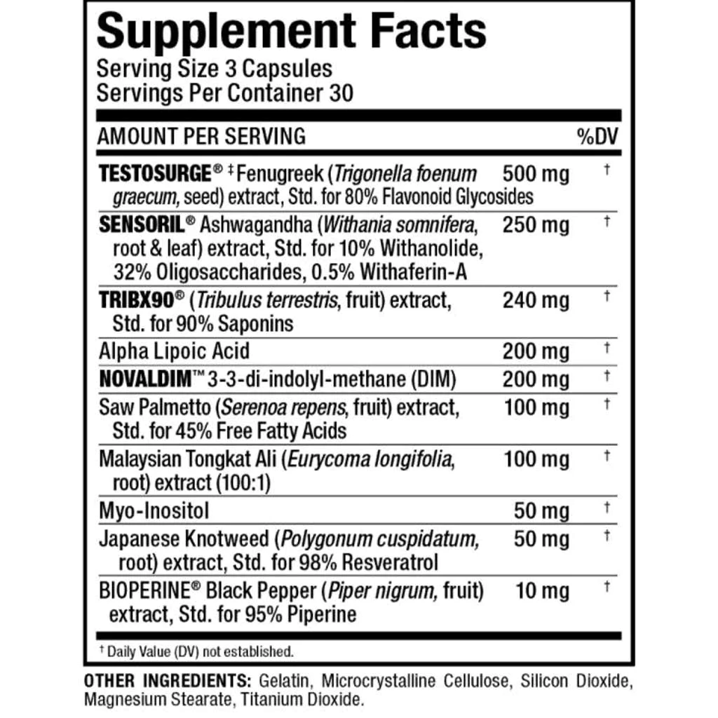 Testofx Label ALLMAX NUTRITION TESTO FX 90 CAPS – NUTRIZONE.CA