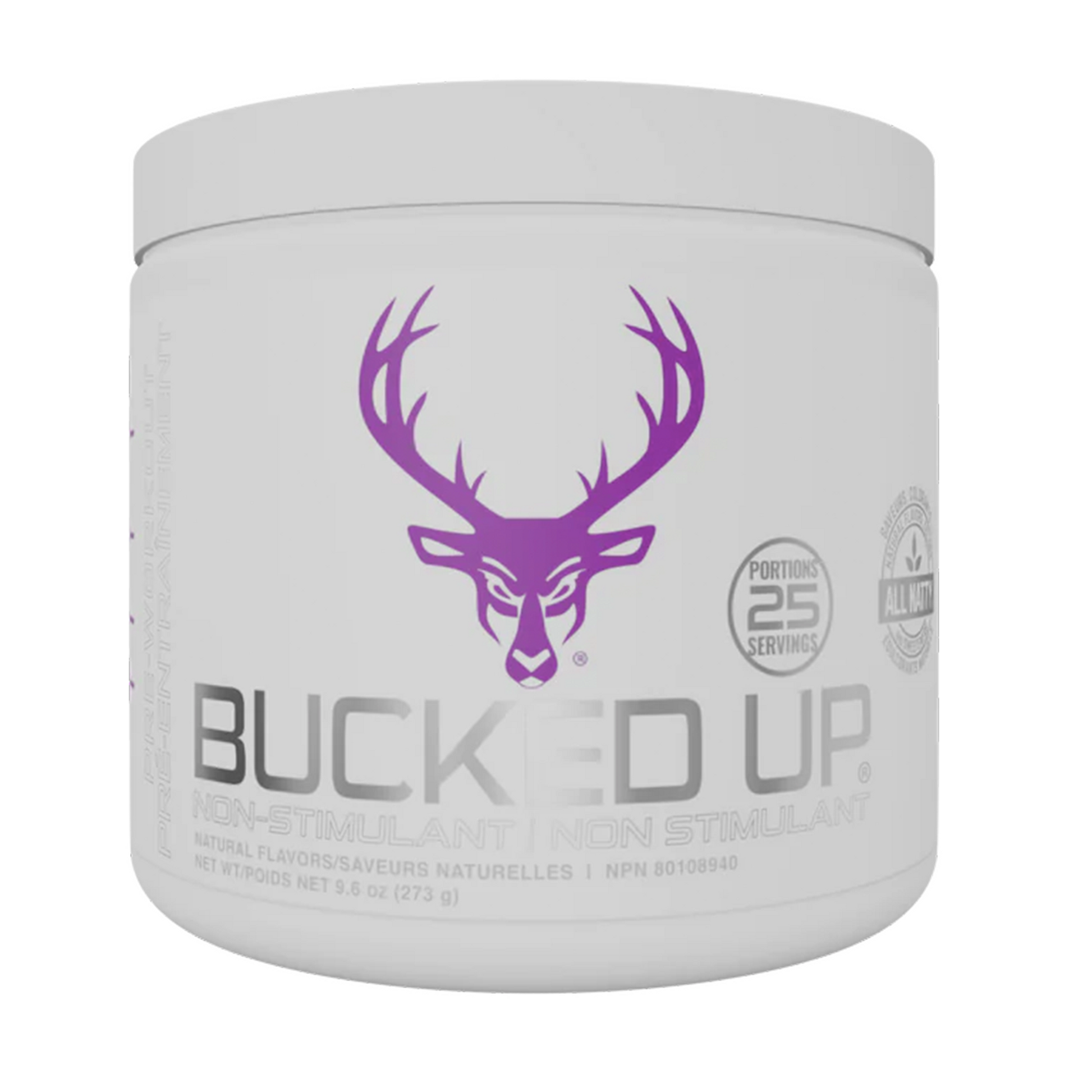 BUCKED UP® NON-STIM pre workout is loaded with scientifically backed ingredients, at clinically effective dosages. Also includes all natural flavoring and no artificial sweeteners or coloring. BUCKED UP® is a game-changer and doesn't use proprietary blends. We have nothing to hide. Best prices at Nutrizone.ca!