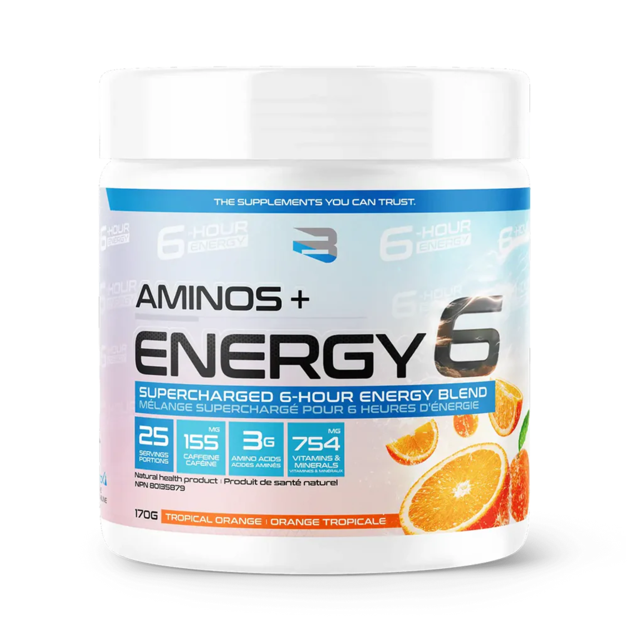 BELIEVE AMINOS + ENERGY 6 170 g.