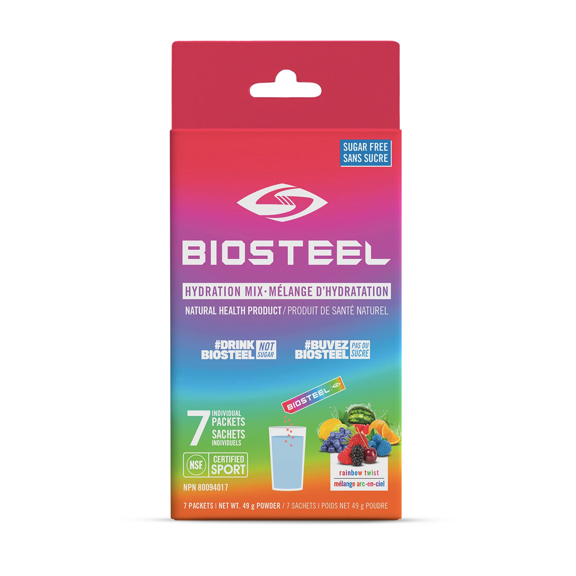 BioSteel Hydration Mix has been designed in the most natural way possible to help keep you hydrated throughout the day. Our 3 in 1 sugar-free formula is made from clean, quality ingredients, and contains no artificial flavours, sweetners and colours. Best prices at Nutrizone.ca!