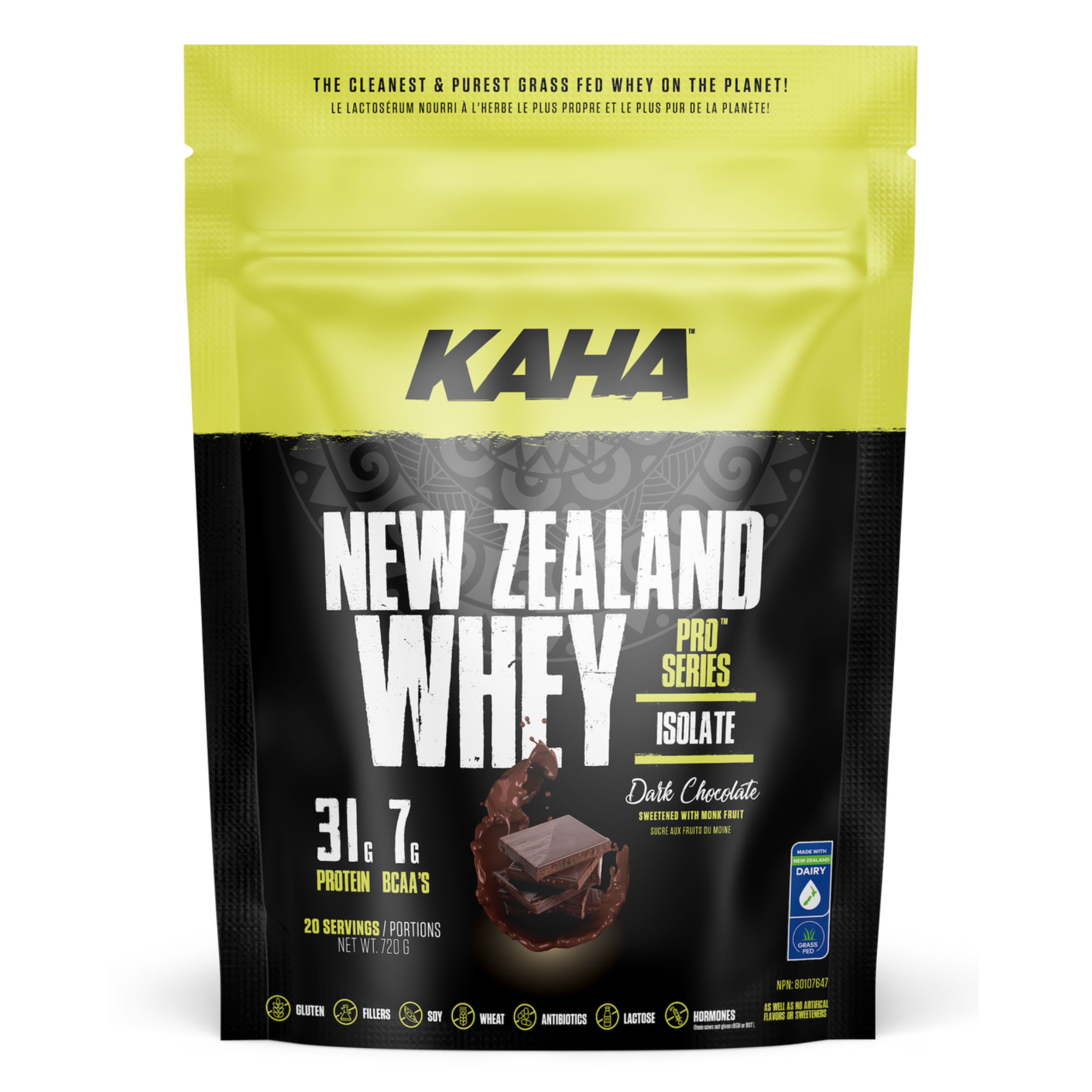 KAHA NEW ZEALAND WHEY ISOLATE 720g.