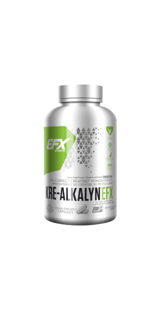pH-Optimized Precision: Kre-Alkalyn® EFX delivers bloat-free creatine power with unmatched stability, scientifically engineered for explosive strength, muscle growth, and peak performance—certified clean and built for champions. AVAILABLE AT NUTRIZONE.