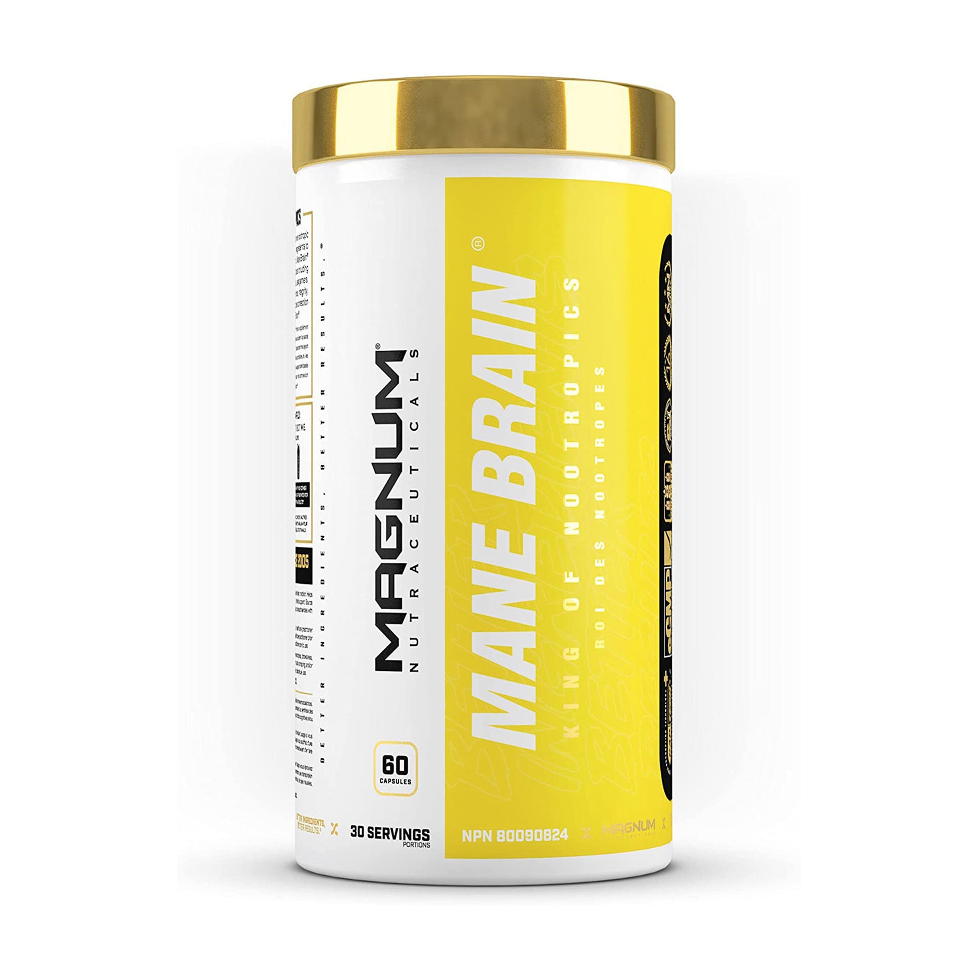 Magnum Mane Brain Nootroprics Increases Mental Focus , Good For Your Brain Health And Enhances Memory And Clarity