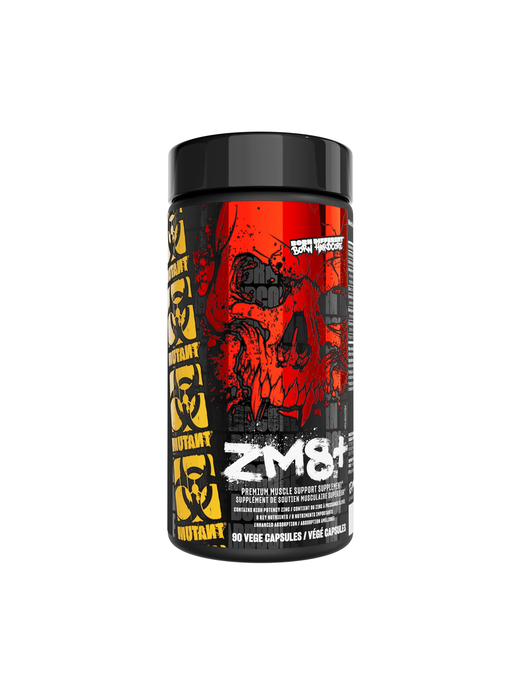 MUTANT ZM8+ contains proven levels of zinc, magnesium and B6 that were shown to increase anabolic hormone levels in athletes;BEST PRICEAS AT NUTRIZONE
