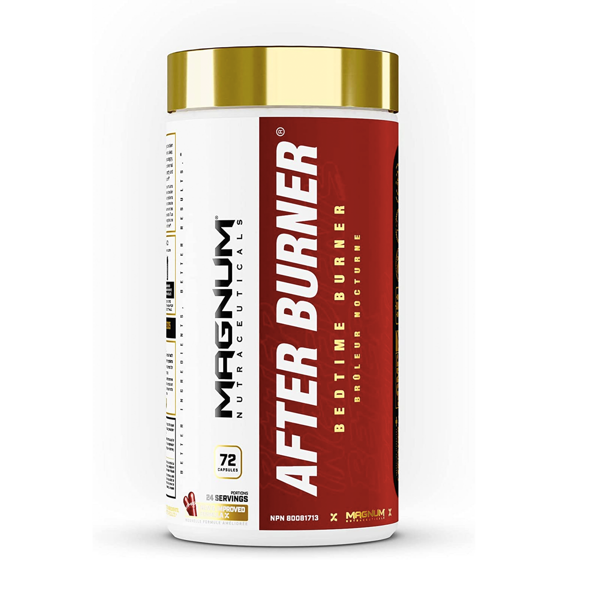 Magnum’s After Burner is the most effective nighttime fat burner available. Long after your day is over and you are asleep in bed. After Burner allows you to continue using fat as energy. Best prices at Nutrizone.ca!