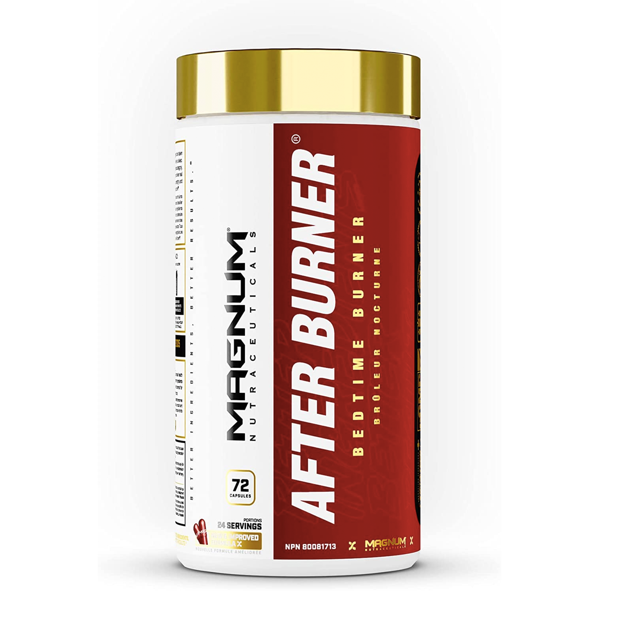Magnum’s After Burner is the most effective nighttime fat burner available. Long after your day is over and you are asleep in bed. After Burner allows you to continue using fat as energy. Best prices at Nutrizone.ca!