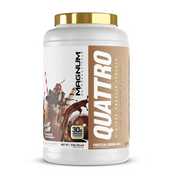 Magnum Quattro™ is a 4 isolate, time-released, smooth digesting protein. With no lactose and a combination of 4 high-quality isolates, essential fats like CLA and flaxseed, Magnum Quattro™ is the great-tasting protein you have been waiting for! Best prices at Nutrizone.ca!