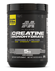 When it comes to creatine, serious athletes get it. Studies show that creatine can enhance lean muscle mass, boost strength, and help you perform beyond capacity. With Platinum 100% Creatine, you can count on the high quality and the most scientifically studied form. Best prices at Nutrizone.ca!
