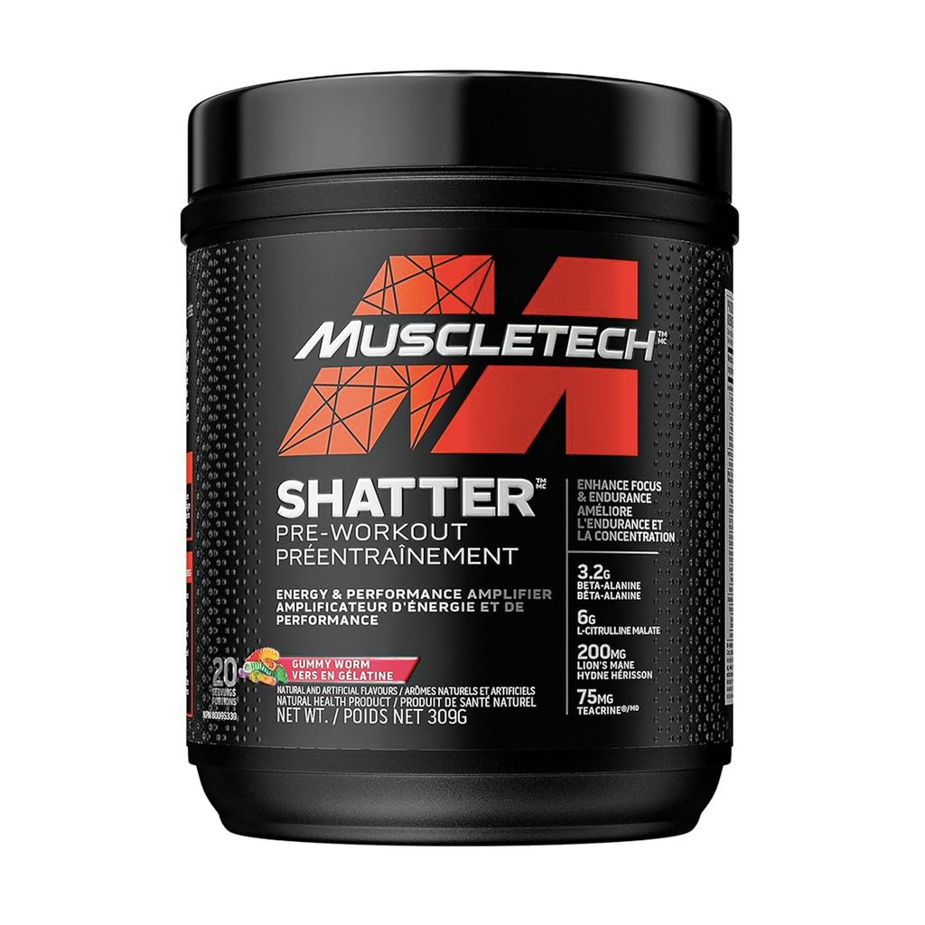 MUSCLETECH SHATTER PRE WORKOUT 20 serv. – NUTRIZONE.CA