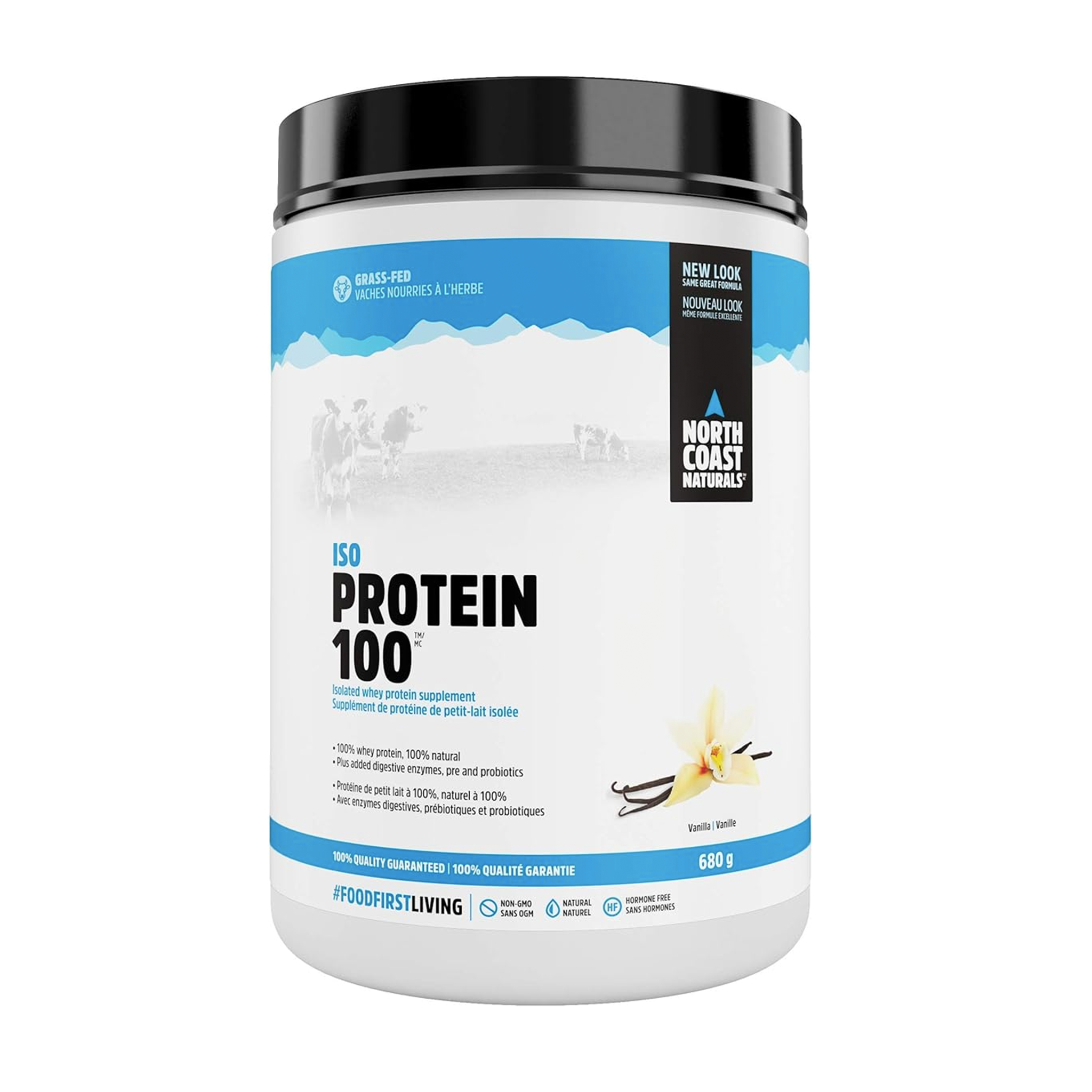 100% PURE WHEY PROTEIN | 100% non-GMO whey protein isolate with no artificial flavours, sweeteners, or colours of any kind. Best prices at Nutrizone.ca!