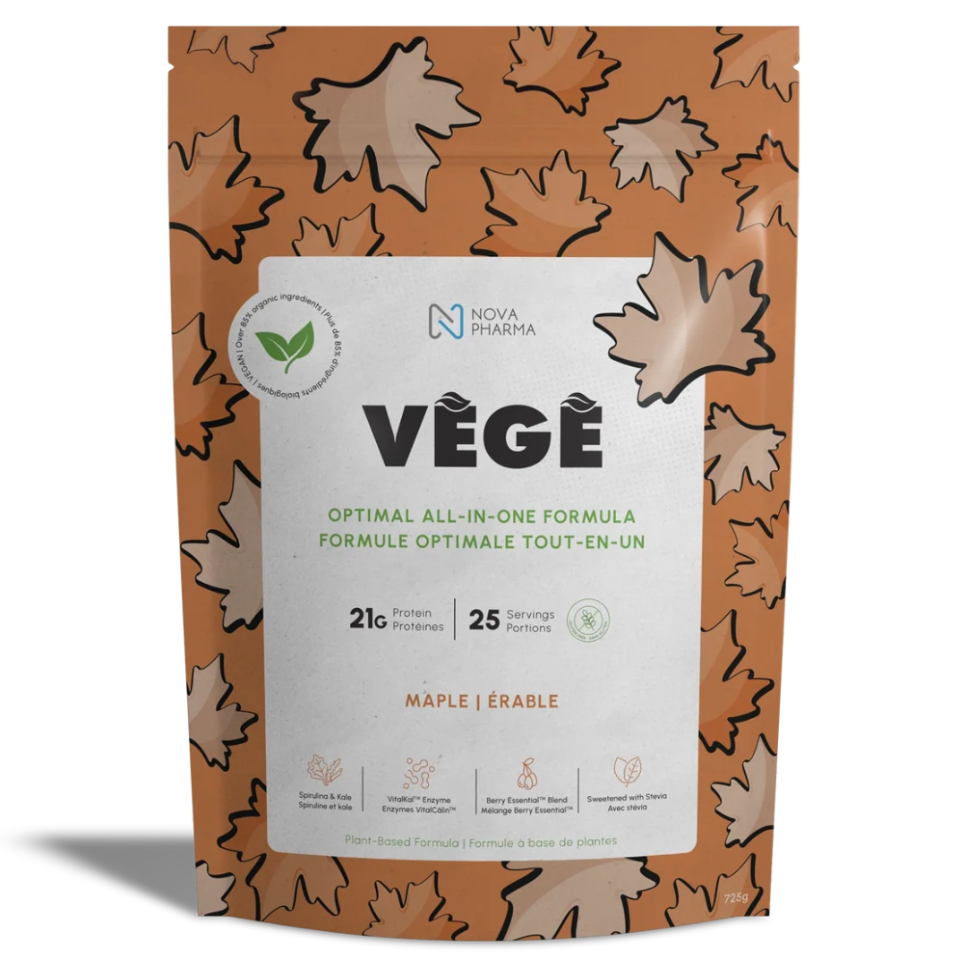 “Nova pharma Vege Protein Maple – plant-based protein powder