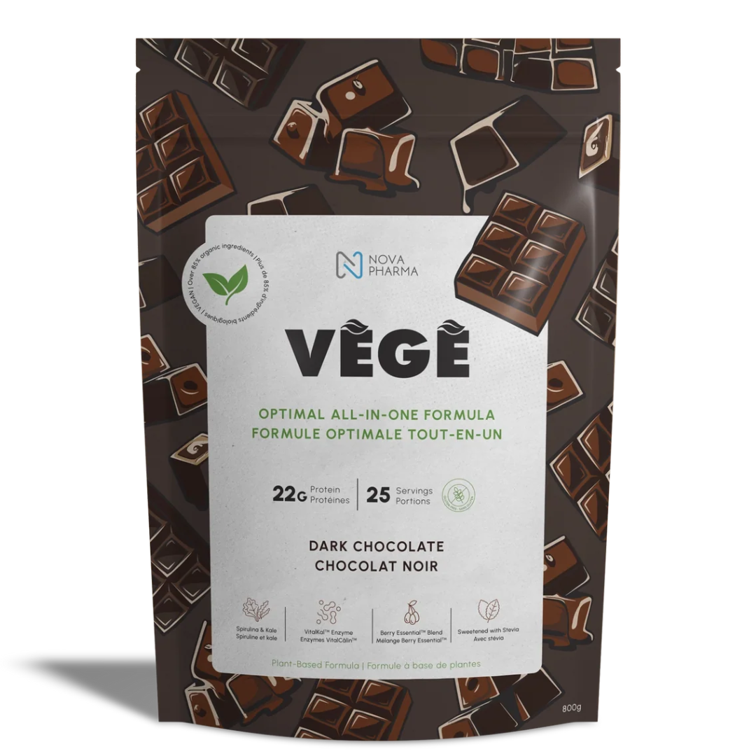 Nova pharma Vege Protein Dark Chocolate – plant-based protein powde