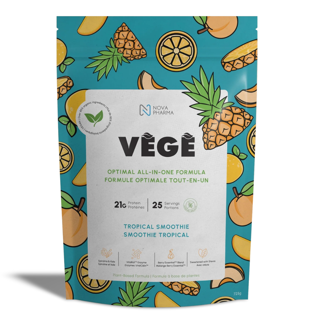 Nova pharma Vege Protein Tropical Smoothie – plant-based protein powder