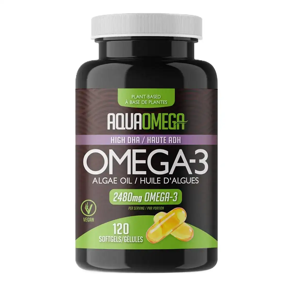 High‑DHA vegan algae Omega‑3 for brain and heart support. A clean, plant‑based fish‑oil alternative. Available at NutriZone.