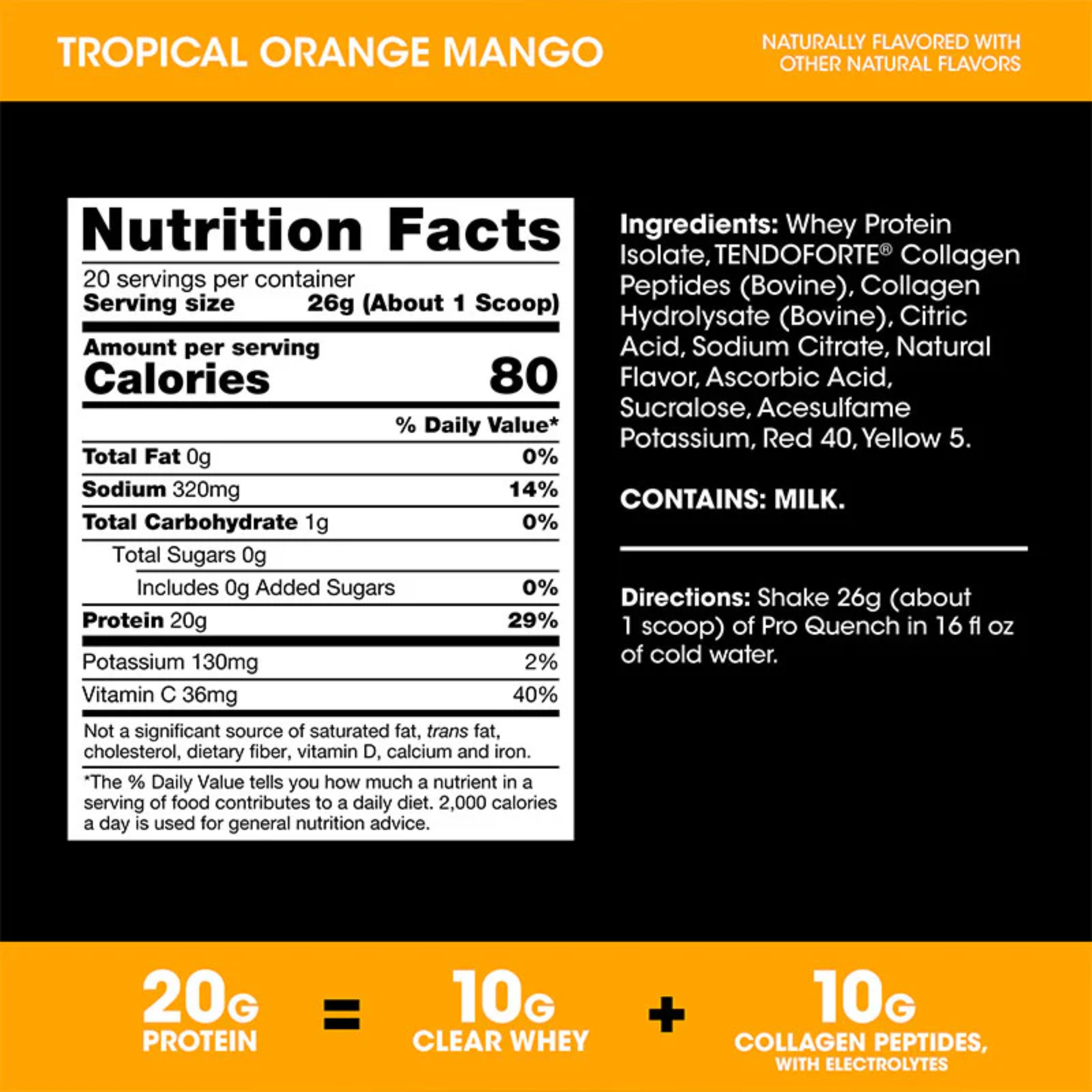 OPTIMUM NUTRITION PRO QUENCH 20 serv.