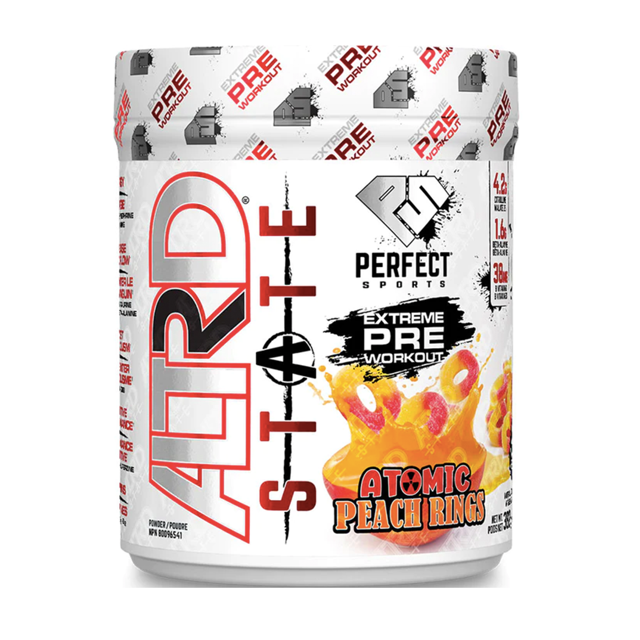 ALTRD State is the ultimate pre workout that delivers maximum-dosed, extreme performance-enhancing benefits and our 100% Full Disclosure Label ensures that you can trust that it was made with the quality that you need! Best prices at Nutrizone.ca!