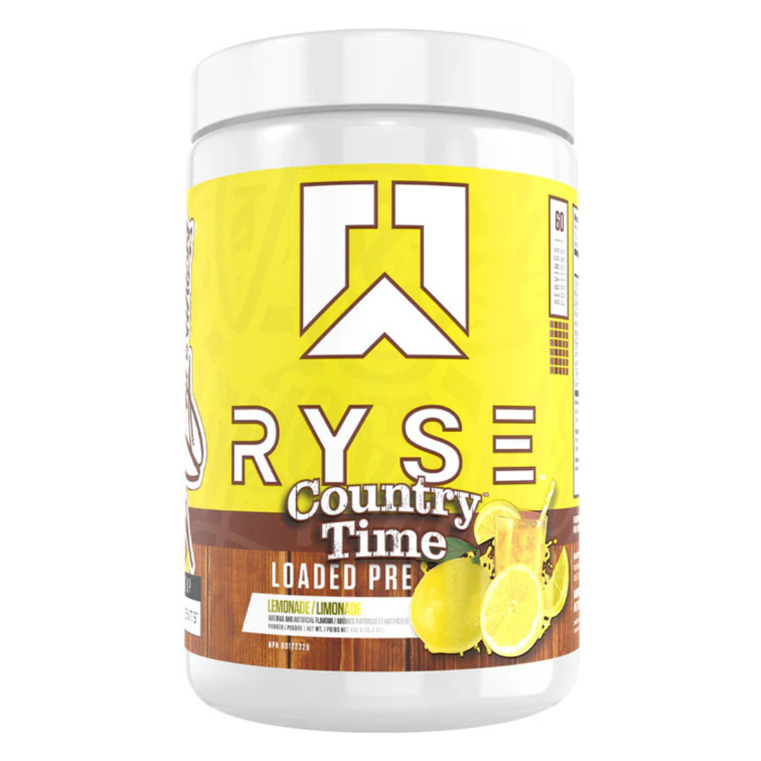 RYSE Loaded Pre-Workout V2 Country Time Lemonade pre workout 