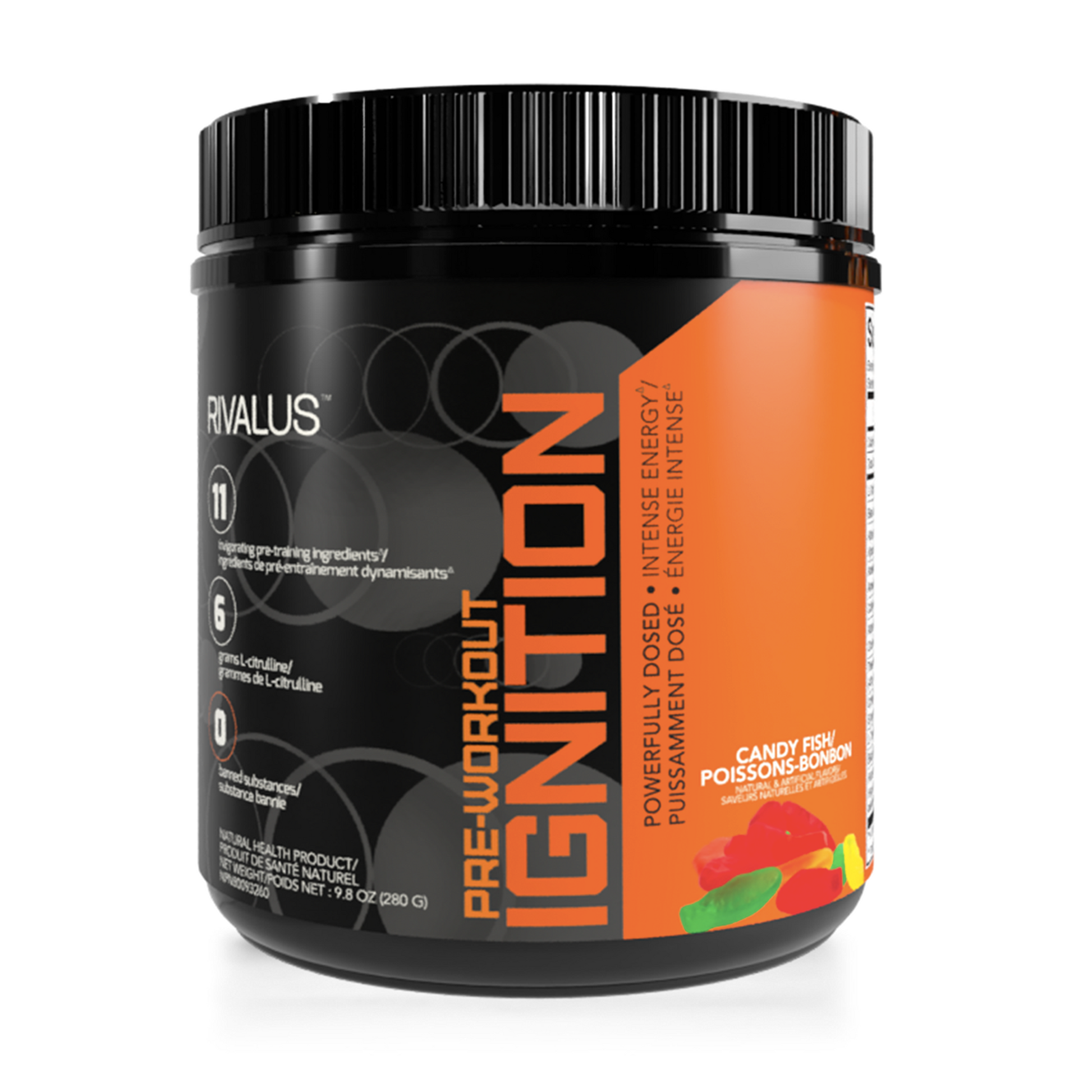 Fire up your muscle motors; it's time to move — and with authority! RIVALUS PRE-WORKOUT IGNITION™ supercharges your training efforts with powerful levels of eleven actives to help support mental and physical energy, exercise endurance, and other performance metrics. Best prices at Nutrizone.ca!