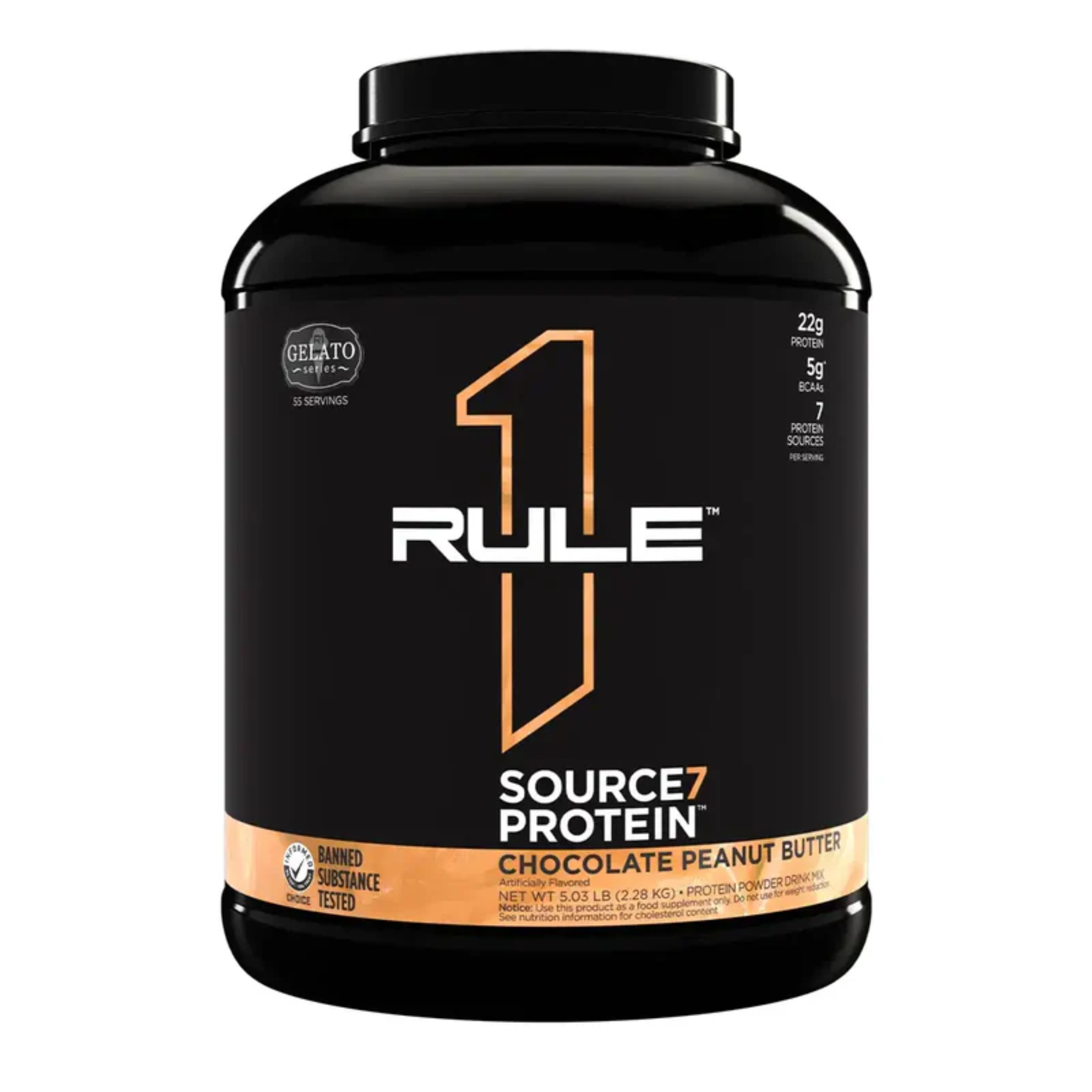 RULE1 SOURCE 7 PROTEIN 5LBS