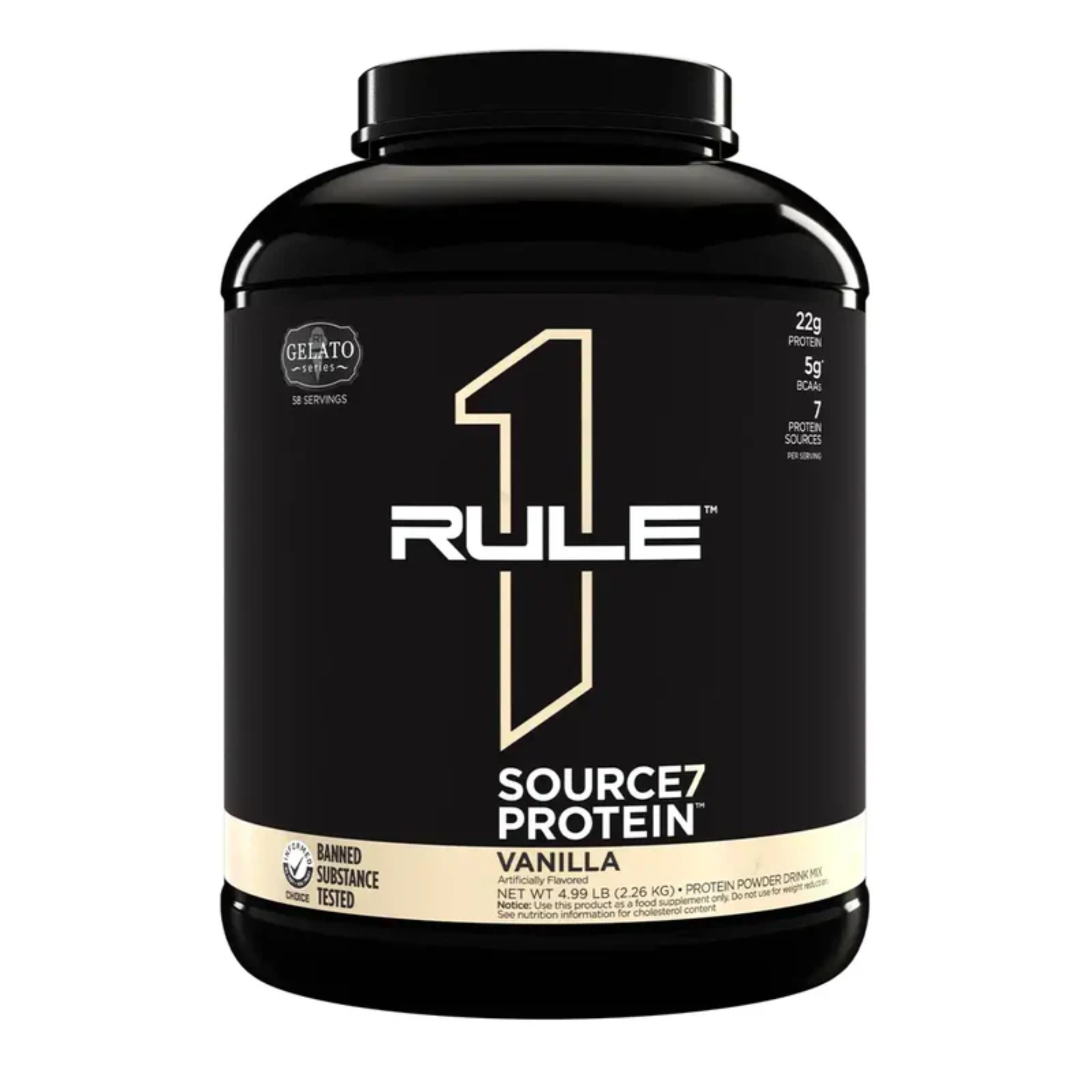 RULE1 SOURCE 7 PROTEIN 5LBS