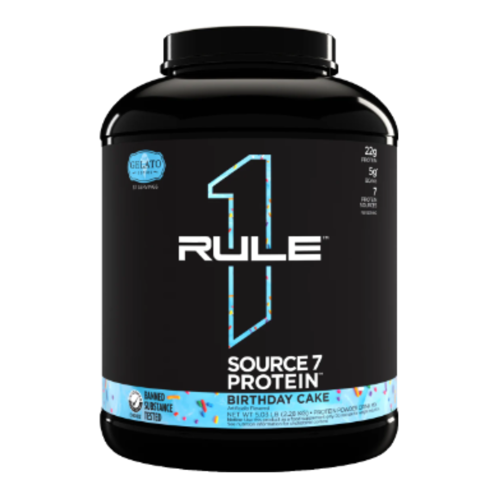 RULE1 SOURCE 7 PROTEIN 5LBS