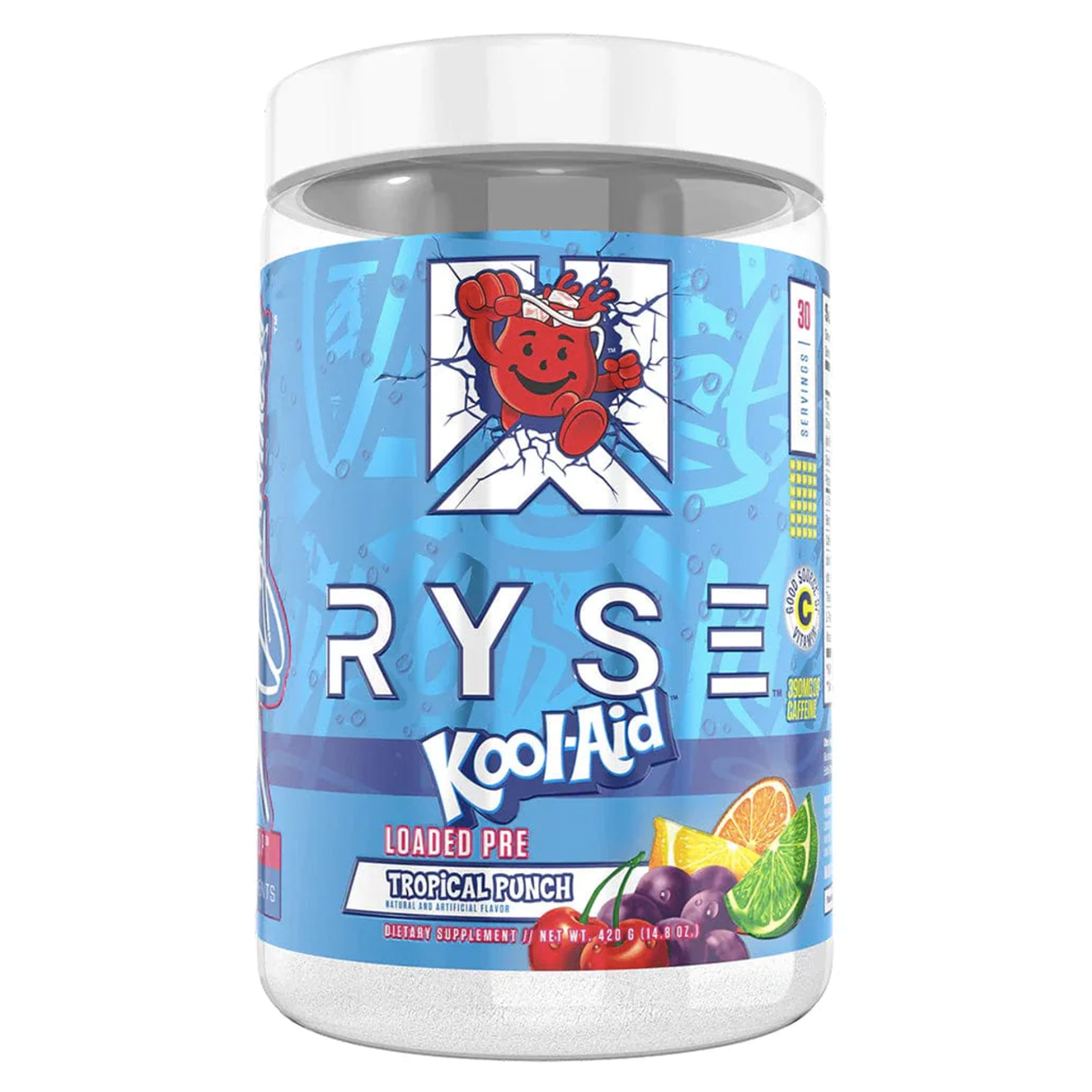 Ryse Loaded Pre-Workout V2 420g pre workout supplement for energy focus and pump