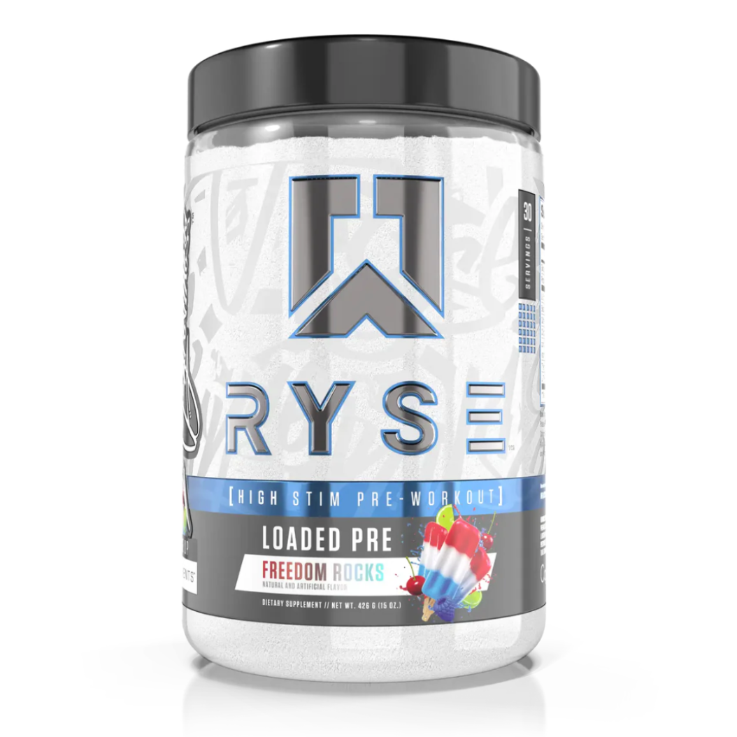 RYSE Loaded Pre-Workout V2 Freedom Rocks flavor pre workout