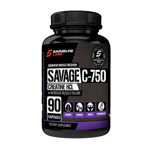 SAVAGE LINE LABS Creatine HCL 750 mg. 90 caps