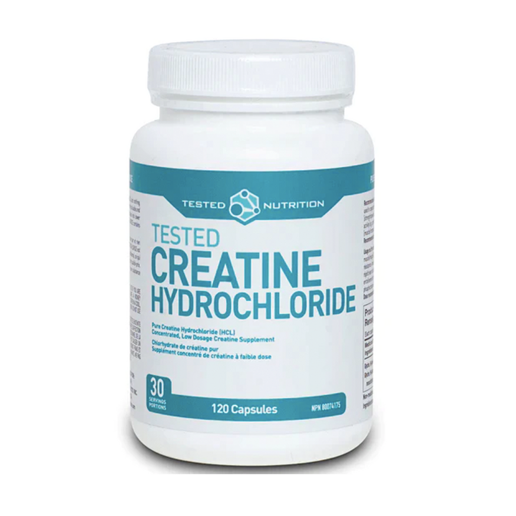 TESTED NUTRITION CREATINE HCL 750 mg. 120 caps. 