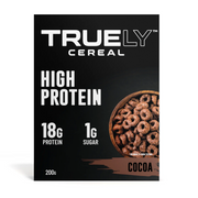 High Protein cereal that’s perfect for mornings or whenever a high-protein healthy snack is needed. The Cocoa flavor has a rich, smooth, and sweet taste that is derived from high quality cocoa. Best prices at Nutrizone.ca!