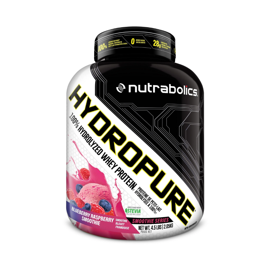 SOLDES ! NUTRABOLICS HYDROPURE ISOLAT DE LACTOSÉRUM HYDROLYSÉ À 100 % 4,5 LB
