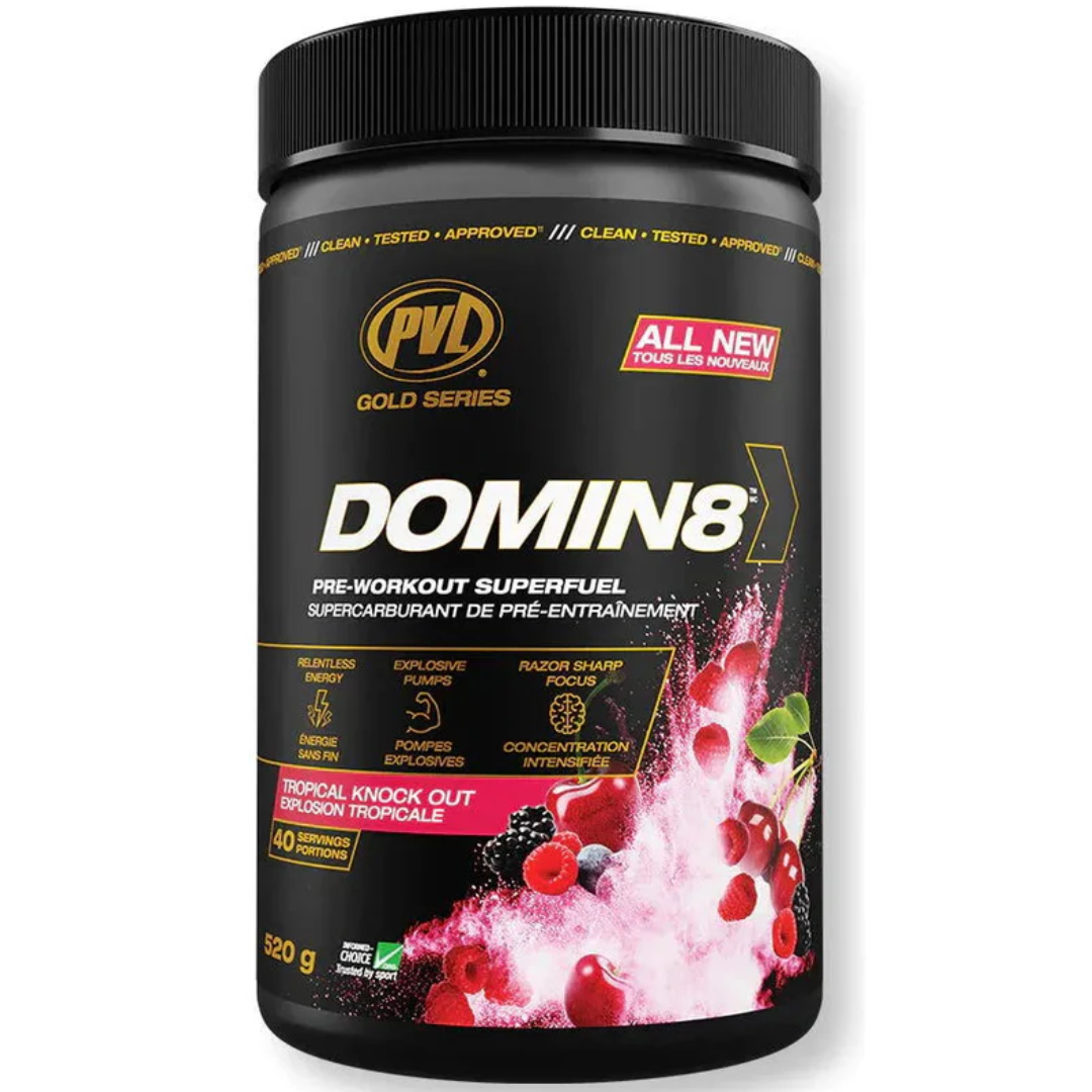 PVL DOMNI8 PRE-WORKOUT SUPERFUEL 520G