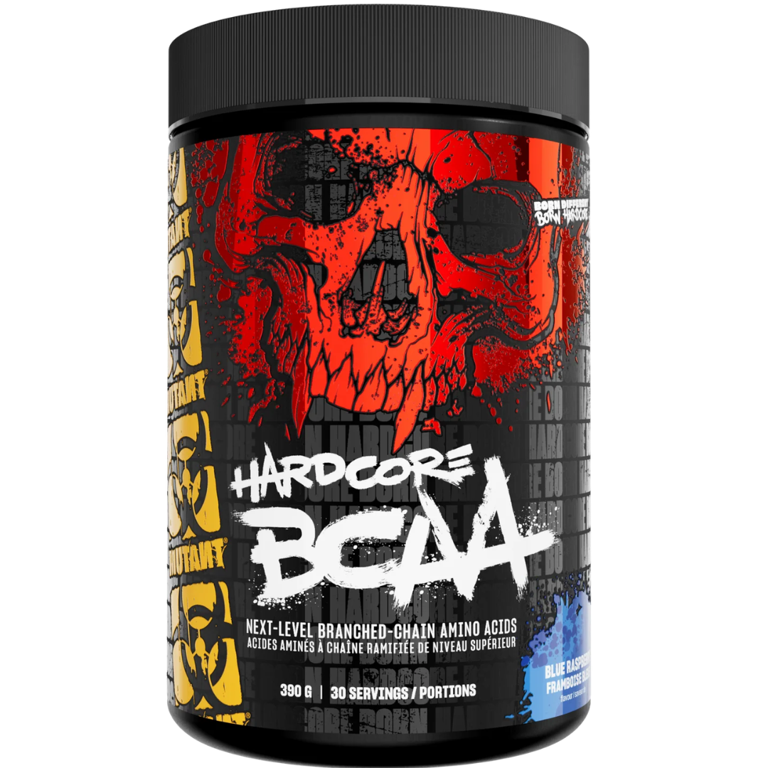 Slay every workout with the epic performance-boosting BCAA + electrolyte formula in Hardcore BCAATM. Slam Hardcore BCAATM intra-workout or post-workout to support performance and endurance, stay anabolic, protect muscle, and recover faster. Best prices at Nutrizone.ca!