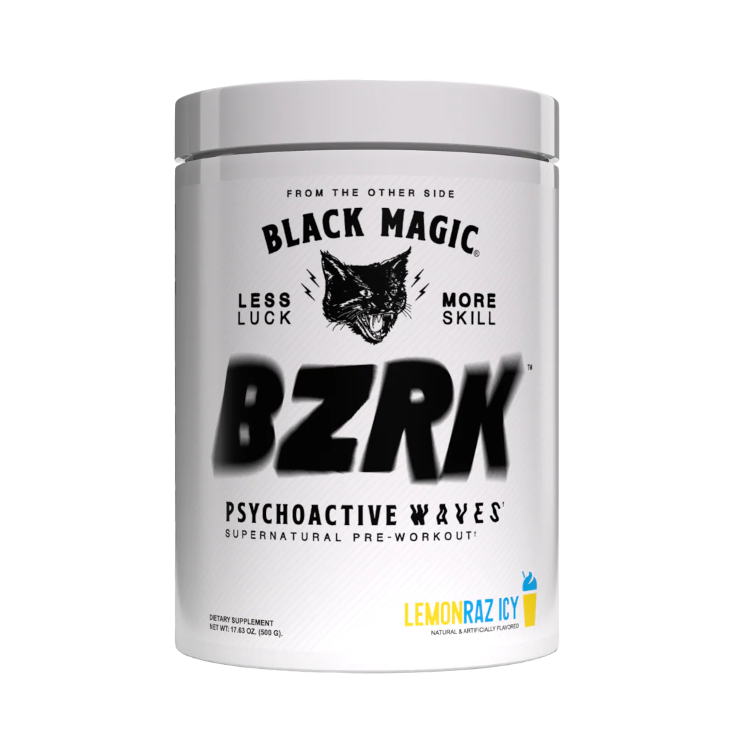 BLACK MAGIC BZRK PRÉ-ENTRAÎNEMENT HAUTE PUISSANCE 500G
