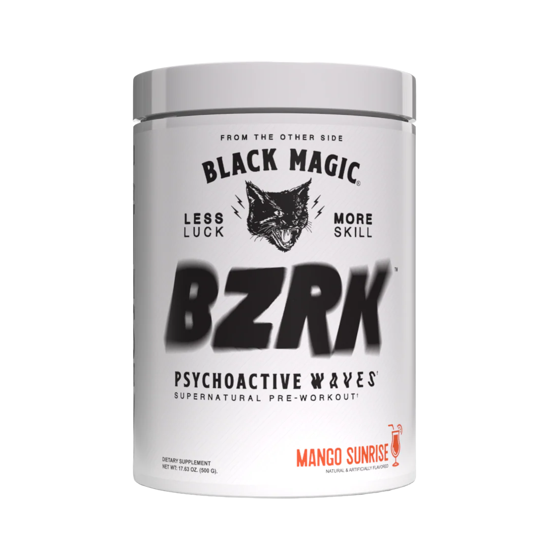 BLACK MAGIC BZRK PRÉ-ENTRAÎNEMENT HAUTE PUISSANCE 500G