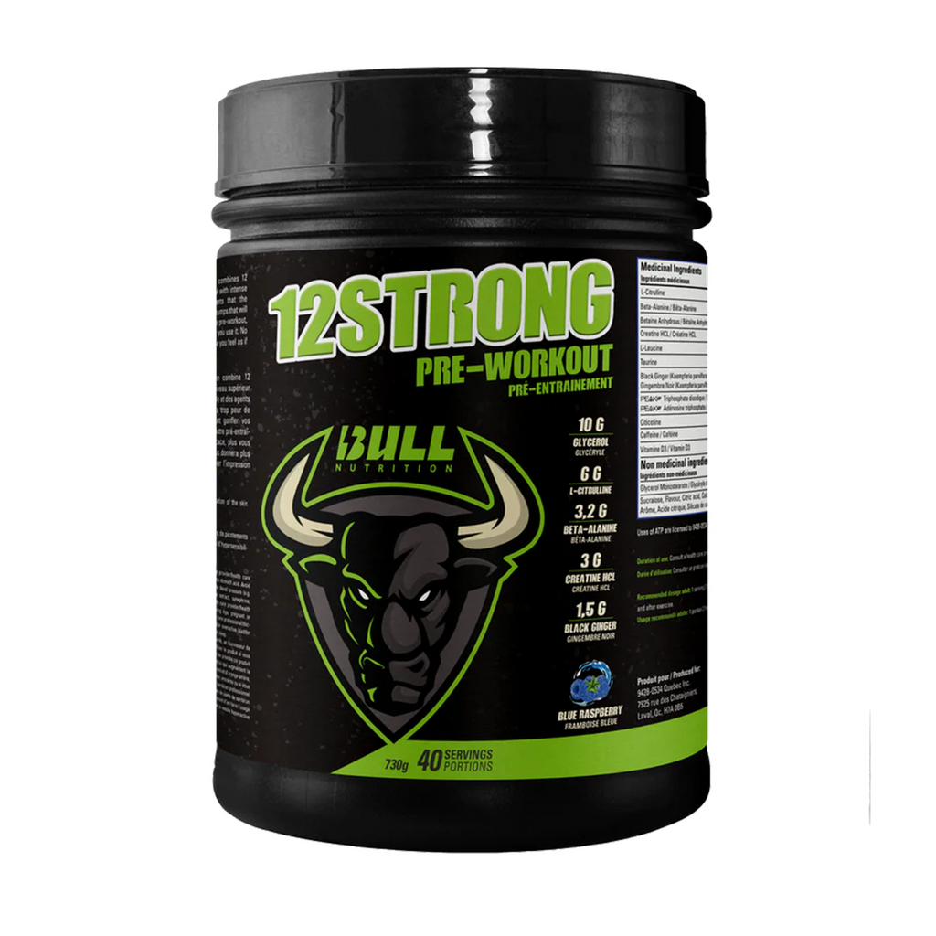 BULL NUTRITION 12STRONG PRE-WORKOUT 40 serv. 