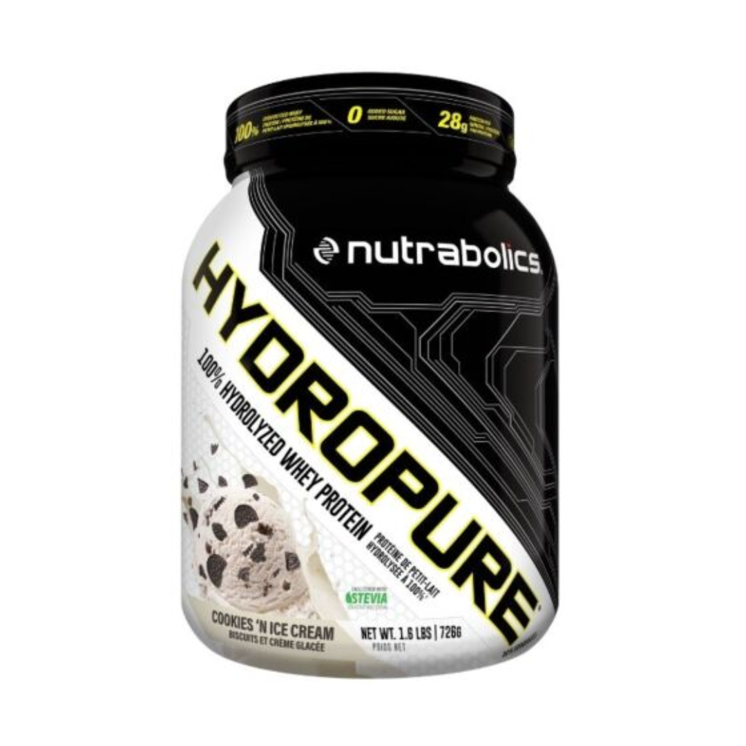 NUTRABOLICS HYDROPURE 100 % ISOLAT DE LACTOSÉRUM HYDROLYSÉ 1,6 LBS