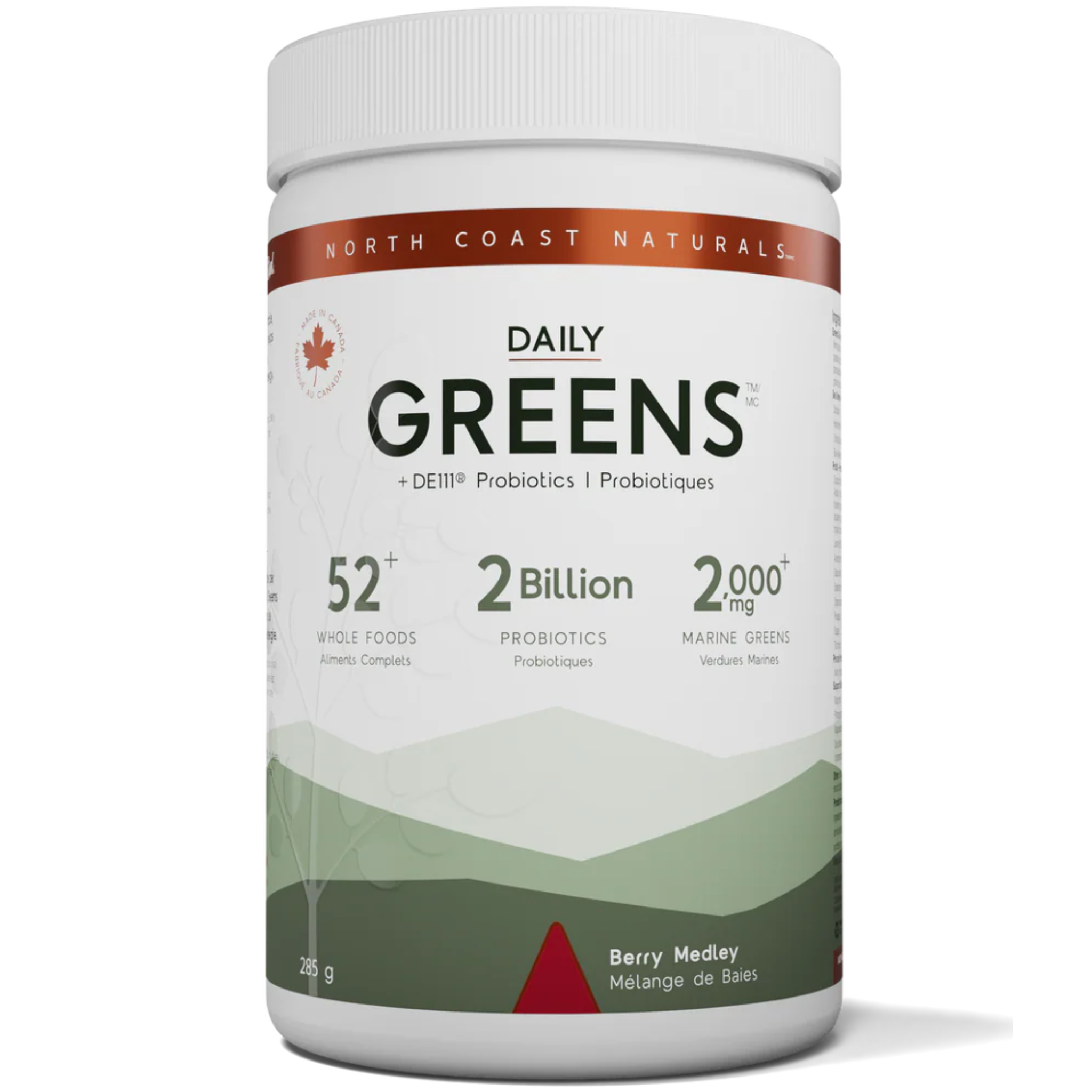 NORTH COAST NATURALS ULTIMATE DAILY GREENS 285 GM.