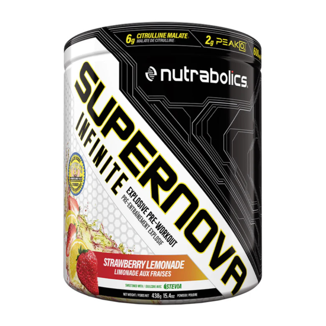 Nutrabolics Supernova Infinite pre-workout was developed to ignite your workouts with energy, ultimate endurance and ocus like you have never felt before.