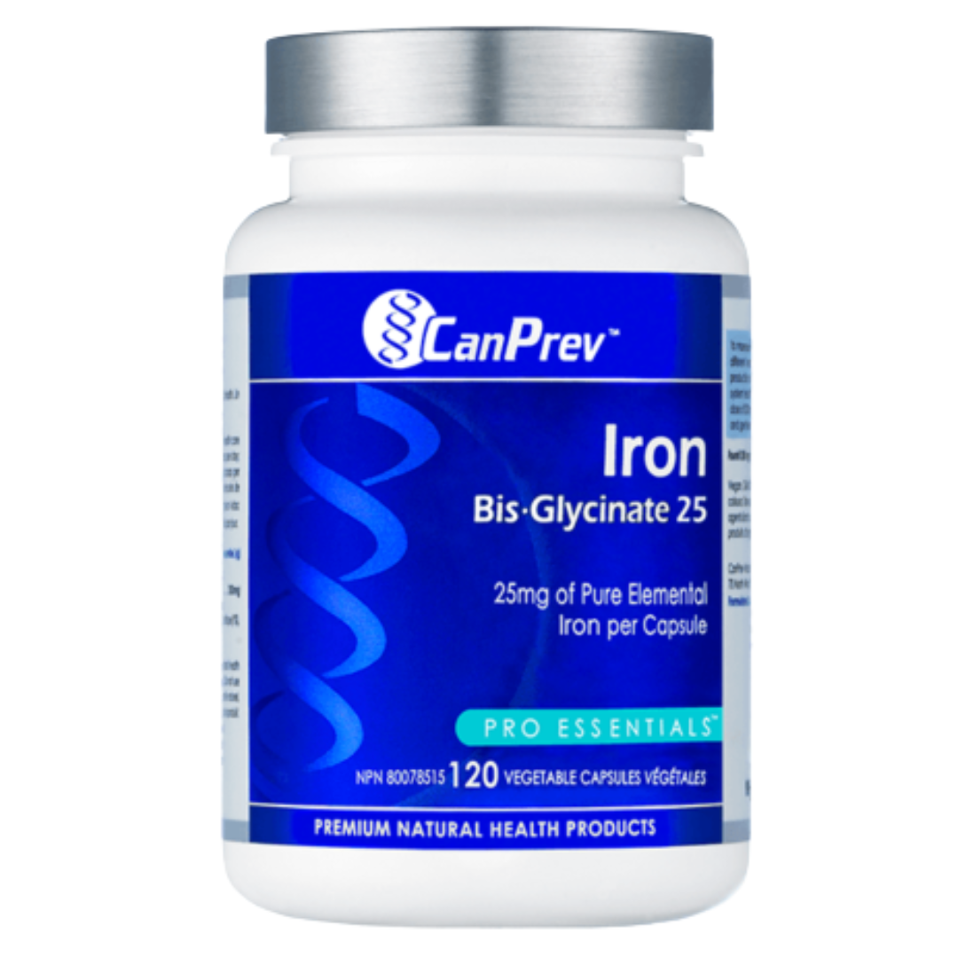 CANPREV BIS GLYCINATE DE FER 25 mg. 120 gélules