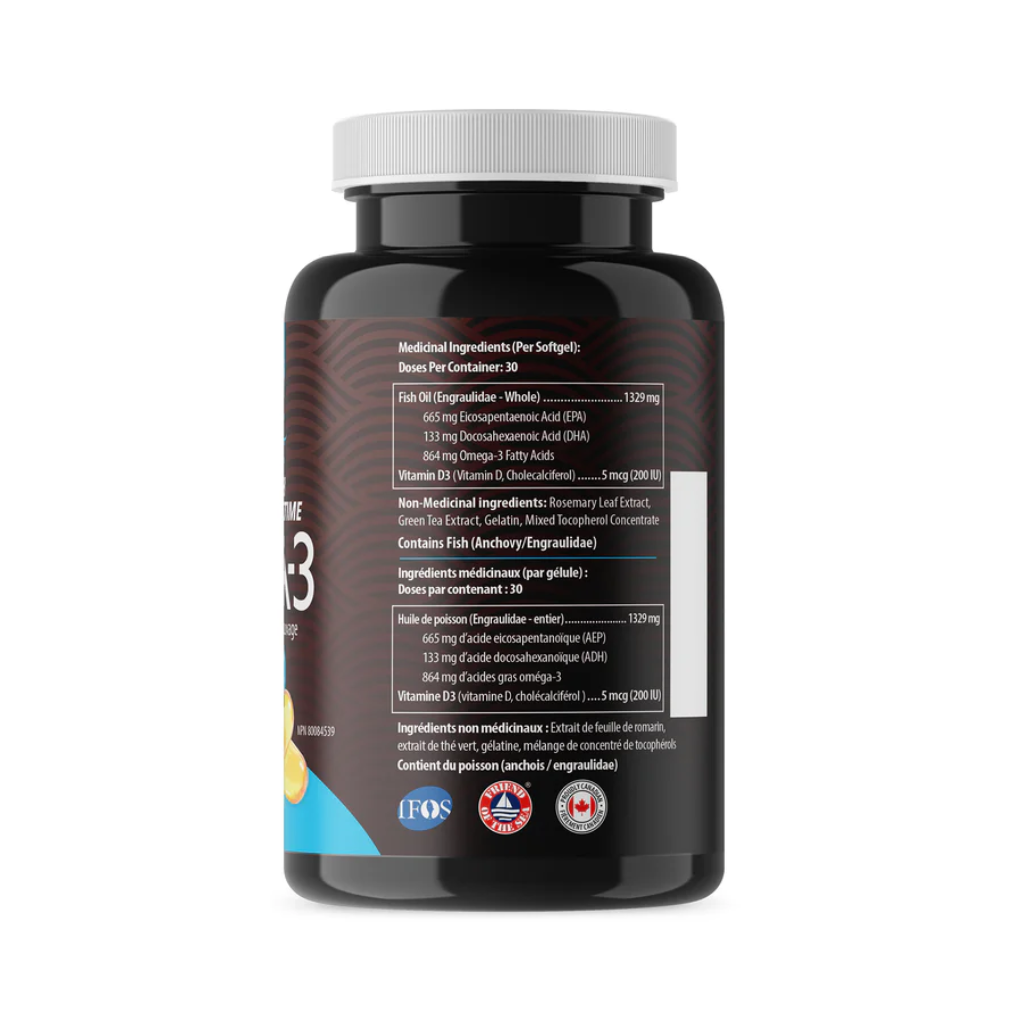 AQUAOMEGA OMEGA-3 HIGH EPA 3456mg. 120 SOFTGELS