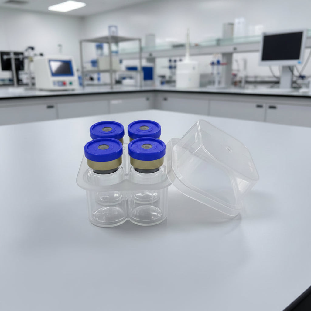 peptide 3cc vial storage case. Peptide Storage case for 4 peptide bpc tb vials