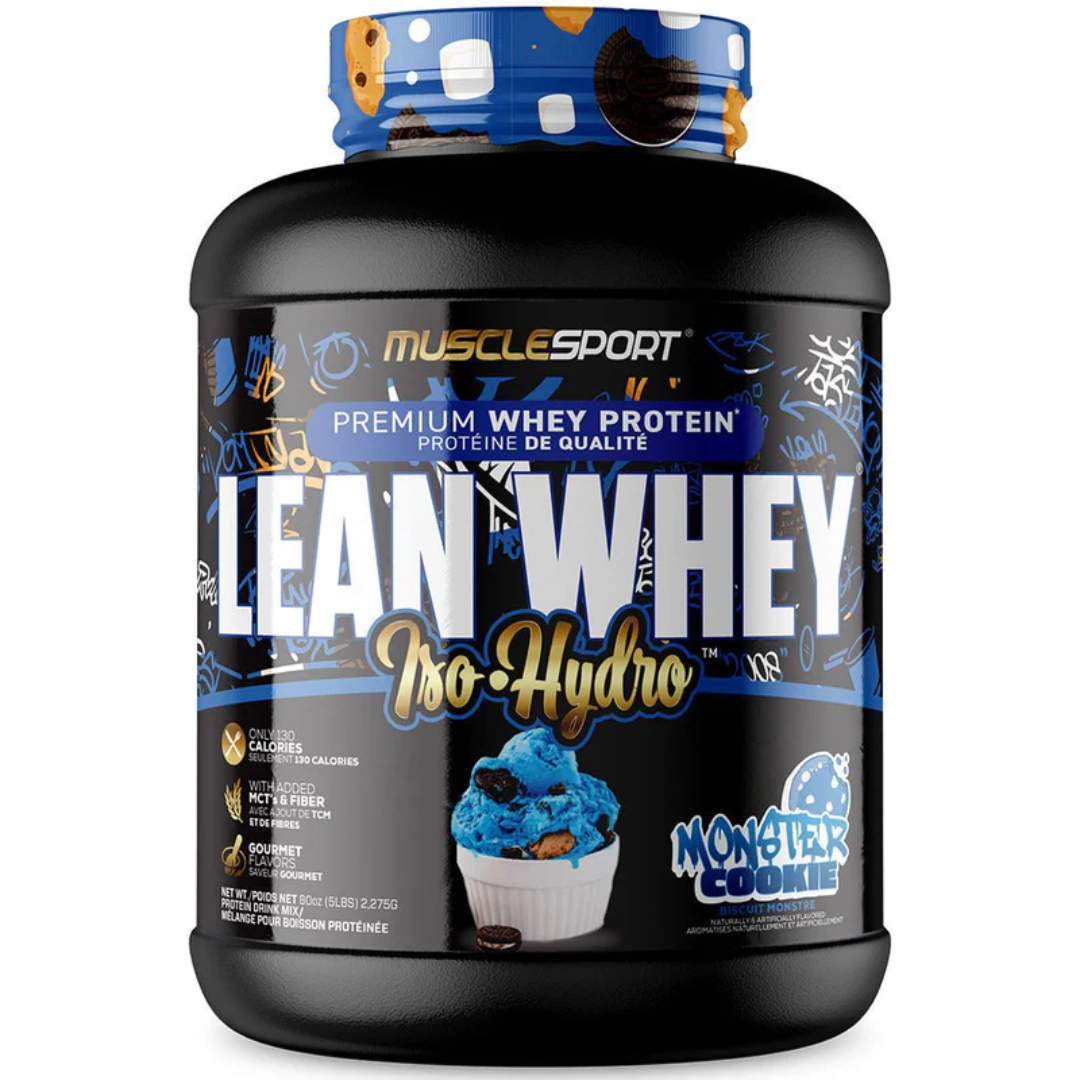 MUSCLESPORT LEAN WHEY 100% HYDRO-ISO 5lbs.