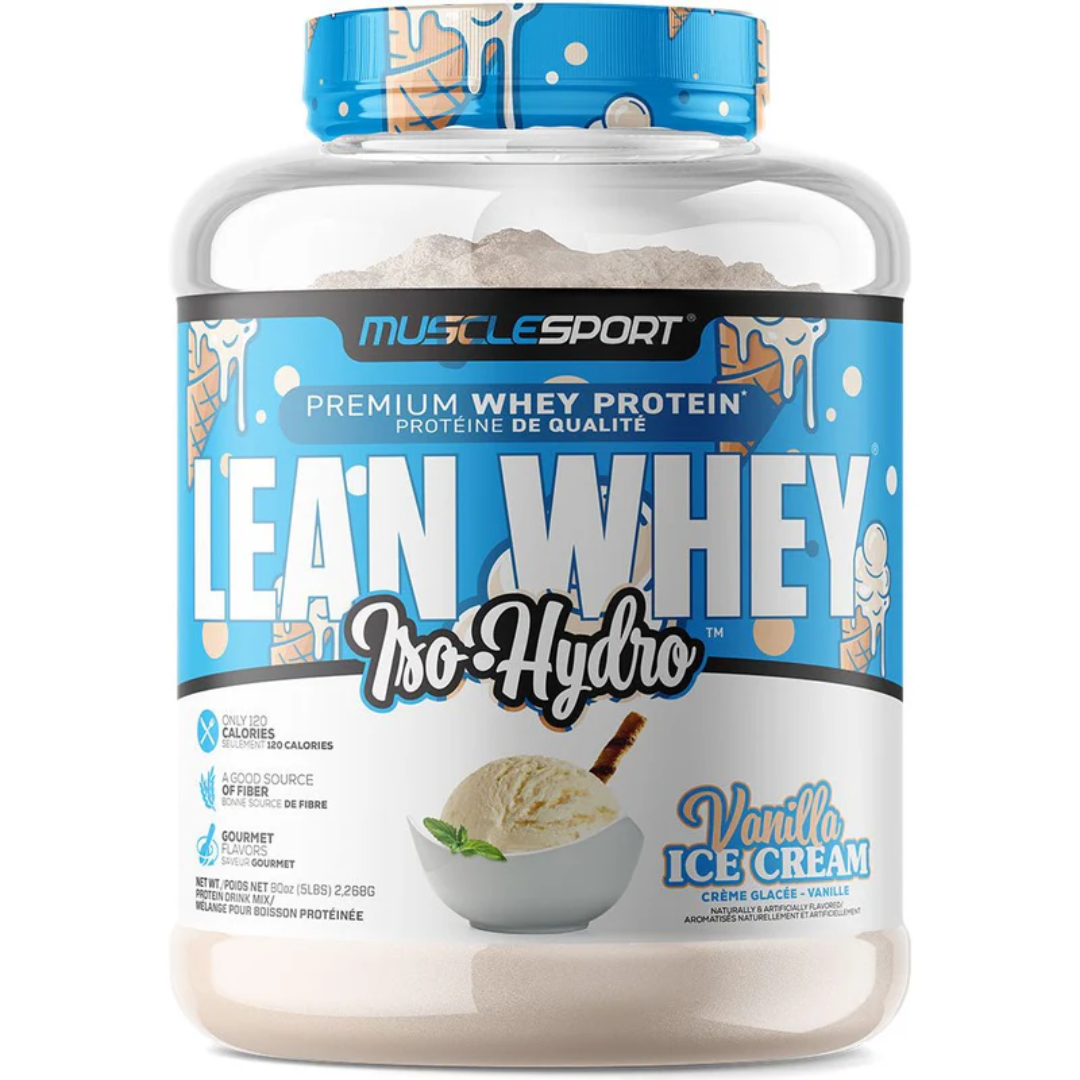 MUSCLESPORT LEAN WHEY 100% HYDRO-ISO 5lbs.