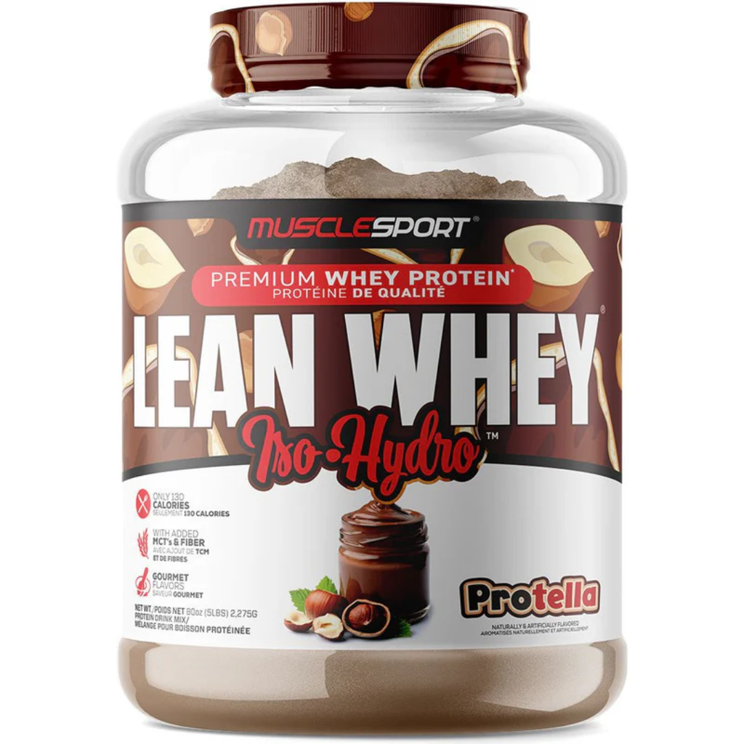MUSCLESPORT LEAN WHEY 100% HYDRO-ISO 5lbs.