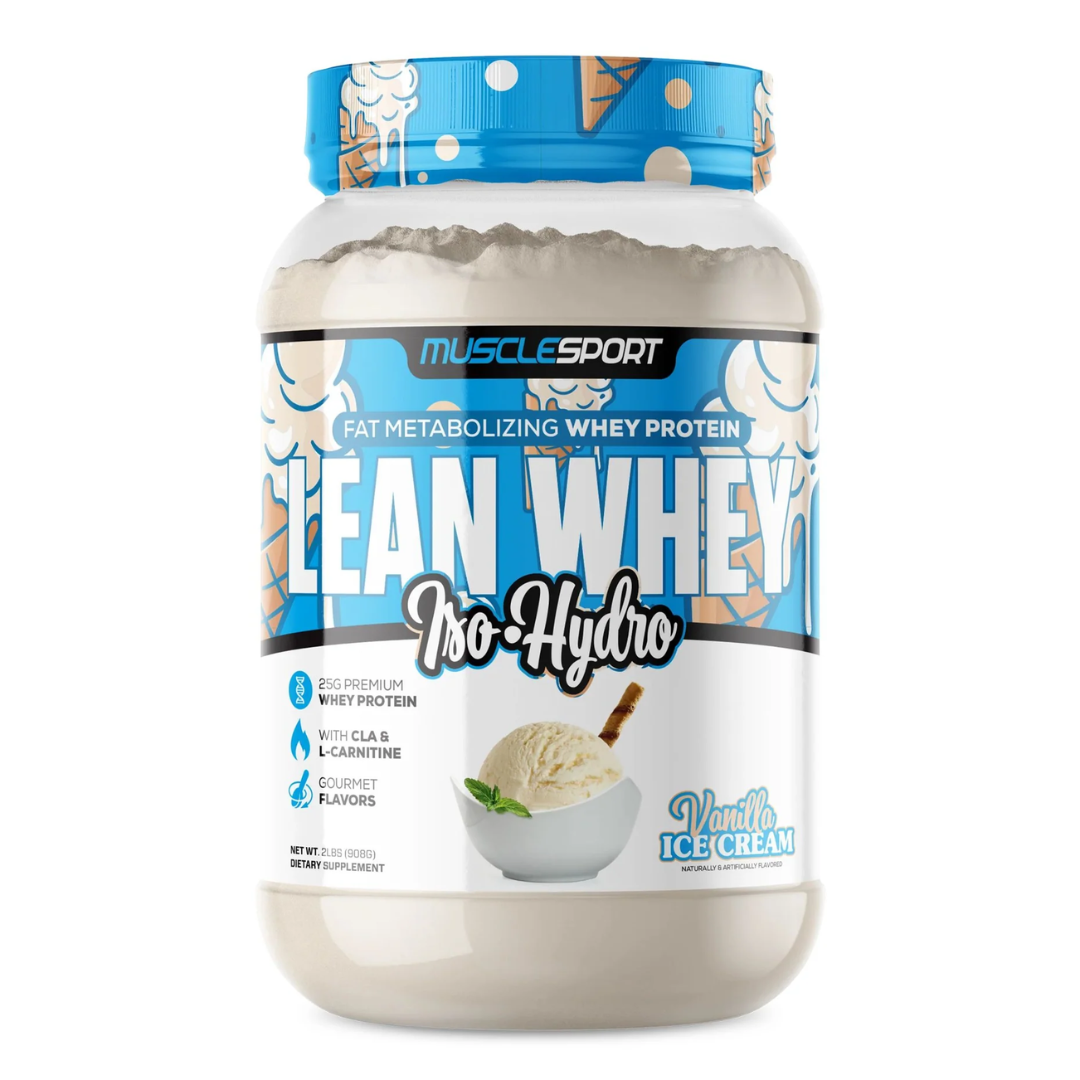 MUSCLESPORT LEAN WHEY 100% HYDRO-ISO 2lbs.
