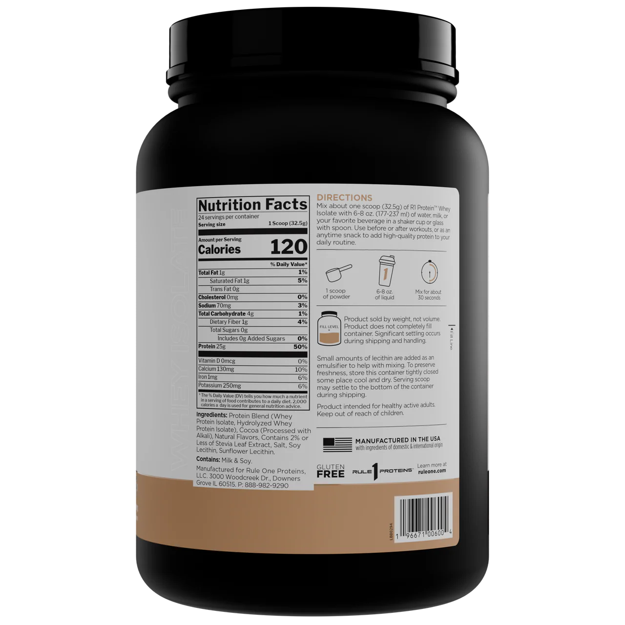 Ultra‑clean, naturally flavored whey isolate, Informed Choice Certified and sold at Nutrizone.